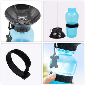 Dog Water Bottle Water Bowl For Dogs Feeder Dog Gourd Portable Dog Drinker Waterer Squeeze Travel Pet Supplies Puppy Chiens