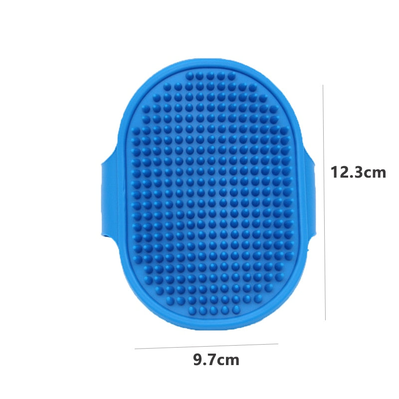 Silicone Dog Bath Massage Gloves Brush Pet Cat Bathroom Cleaning Tool Comb  Brush For Dog Can Pour Shampoo Dog Grooming Supplies - CJdropshipping