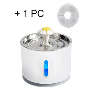 Cat Water Fountain Dog Drink Bowl Active Carbon Filter Automatic Pet Drinking Electric Dispenser Bowls Cats Drinker USB Powered