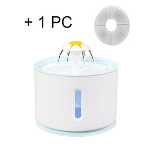 Cat Water Fountain Dog Drink Bowl Active Carbon Filter Automatic Pet Drinking Electric Dispenser Bowls Cats Drinker USB Powered